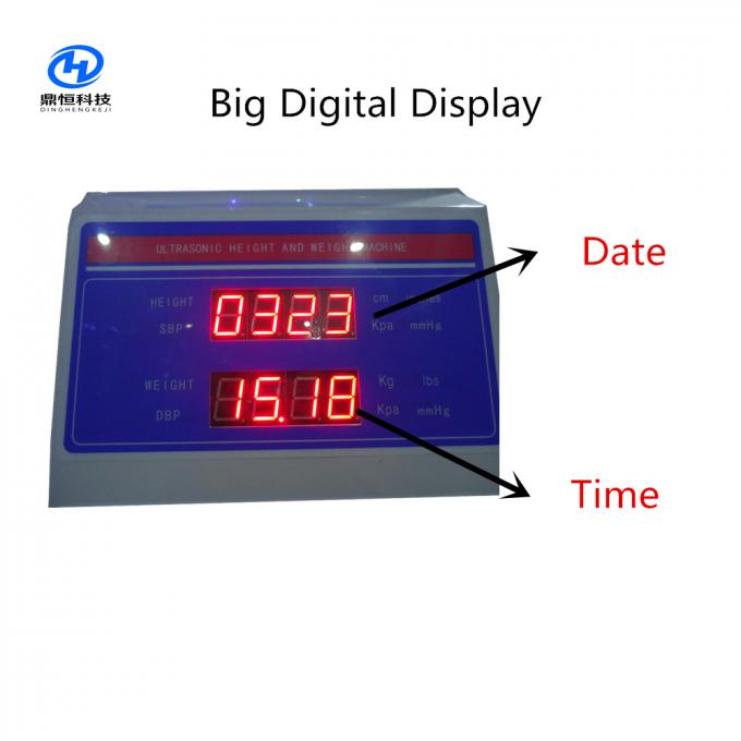 Machine de mesure de Digital BMI avec la mesure de taille de poids