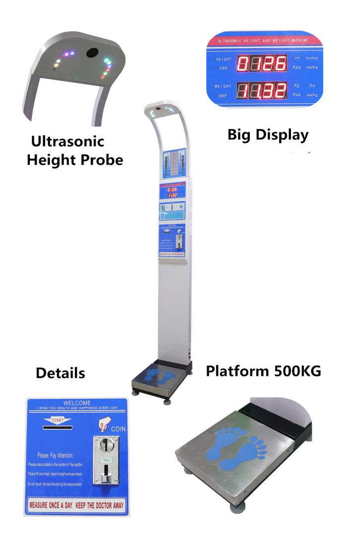 Échelle de graisse du corps de Wifi Bluetooth/charge évaluée médicale de l'échelle 500kg de taille de poids corporel