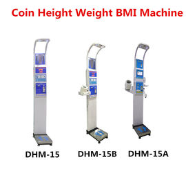 Coin Operated Body Weight Height Scale , Professional Medical Grade Weight Scale