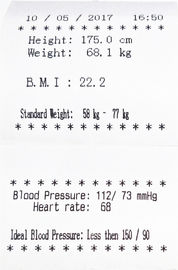 Ultrasonic Height And Weight Measuring Scale With Blood Pressure Multi Languages
